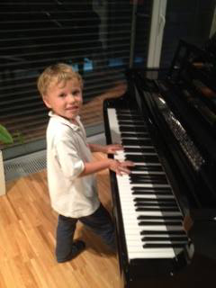 Ryan playing piano